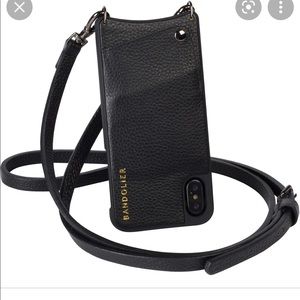 Bandolier Emma Black Pebble Leather - Case ONLY (Used)